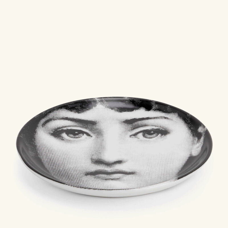 Tema e Variazioni No.1 Viso Coaster Grey fornasetti tema e variazioni no 1 viso coaster grey