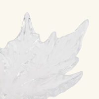 lalique champs  lys es centerpiece small clear