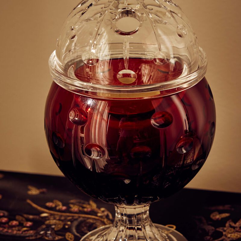 mario cioni   c baba incense burner red