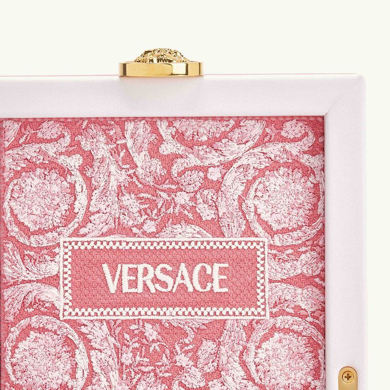 فيرساتشي صندوق المجوهرات باروكو صغير وردي