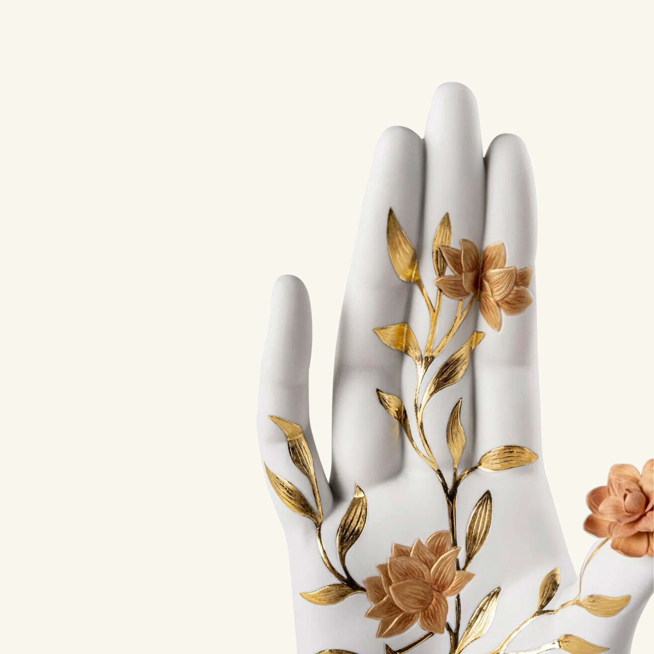 Protection Mudra Sculpture Large White lladro protection mudra sculpture large white