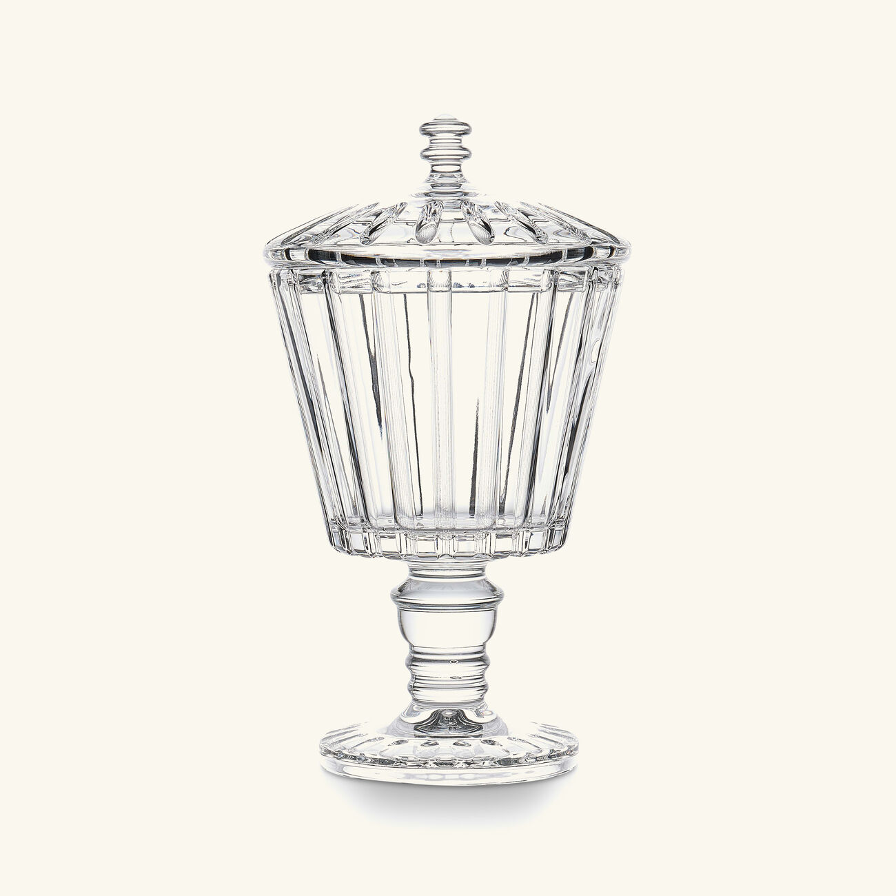 mario cioni   c canette footed potiche clear