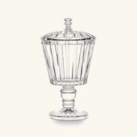 mario cioni   c canette footed potiche clear