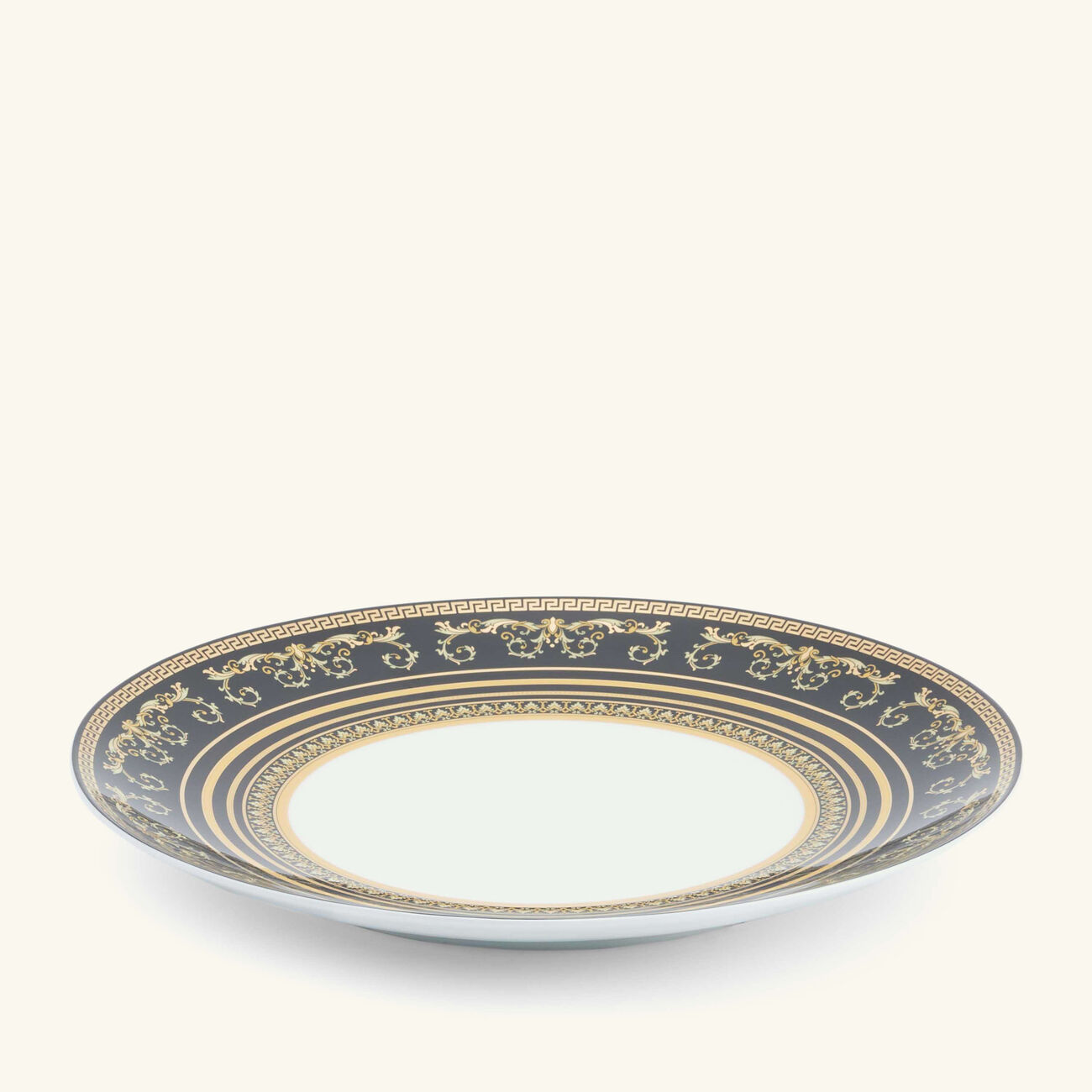 Virtus Gala Dinner Plate Round Black 27cm versace virtus gala dinner plate round black 27cm