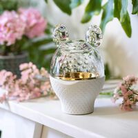 باكارا علبة زو فروغ بيضاء