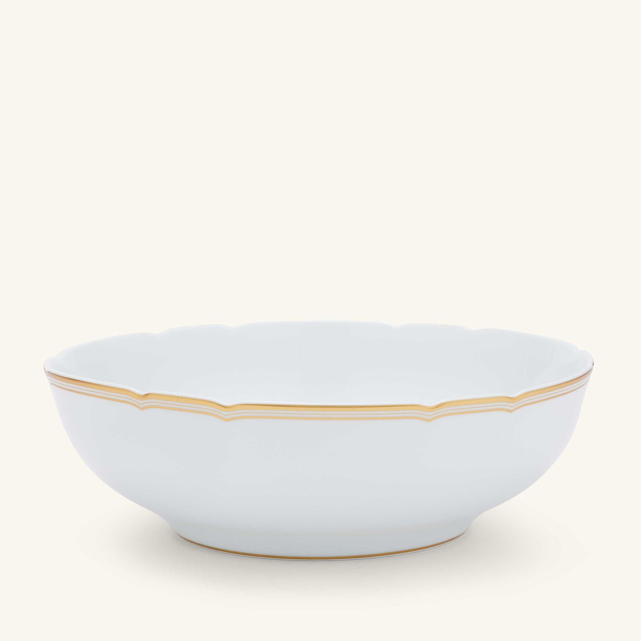 Pompadour Salad Bowl Gold 25cm bernardaud pompadour salad bowl gold 25cm