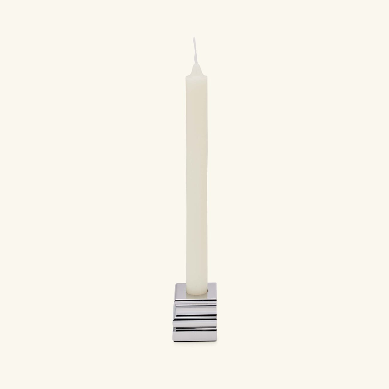 Perspectives Candle Holder Small Chrome christofle perspectives candle holder small chrome