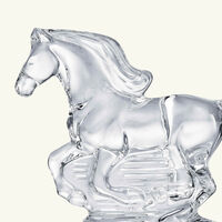 baccarat zodiaque horse 2026 figurine mini gold
