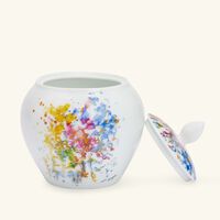 Bouquet De Fleurs Sugar Bowl Yellow bernardaud bouquet de fleurs sugar bowl yellow