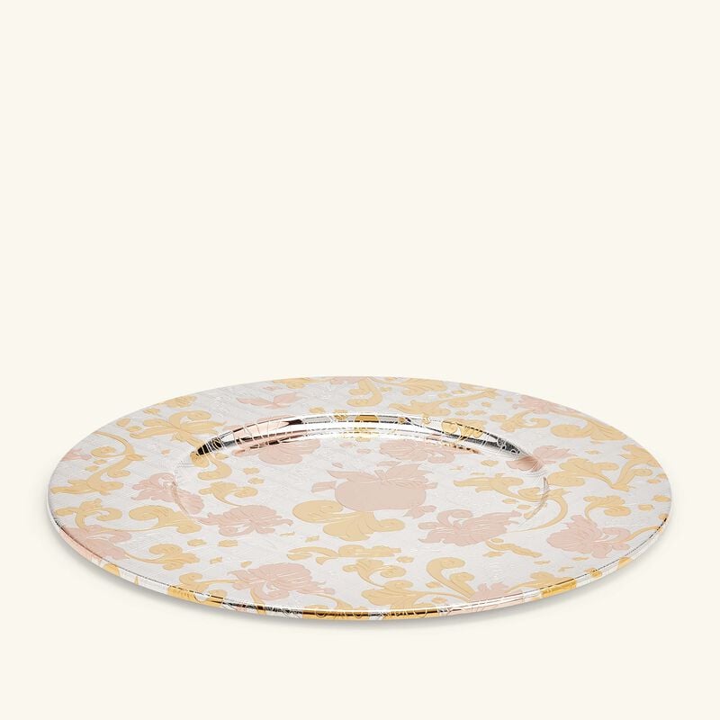 كريستوفل قاعدة الأطباق جاردن ديدن باللون الذهبي