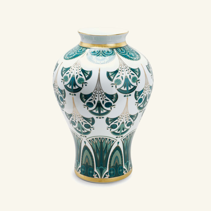 haviland r ves du nil prestige vase large green