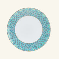 haviland portofino dessert plate round blue 22cm