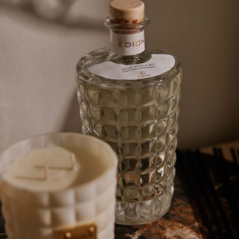 Cello Suite No 27 Cotton Harmony Bianca Candle & Diffuser Set edion cello suite no 27 cotton harmony bianca candle diffuser set