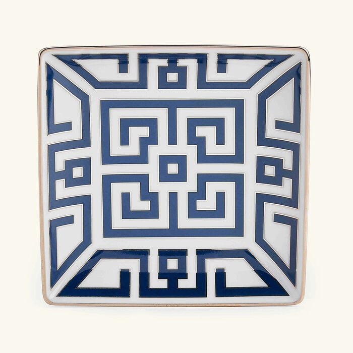 Labirinto Zaffiro Serving Tray Small Blue ginori 1735 labirinto zaffiro serving tray small blue