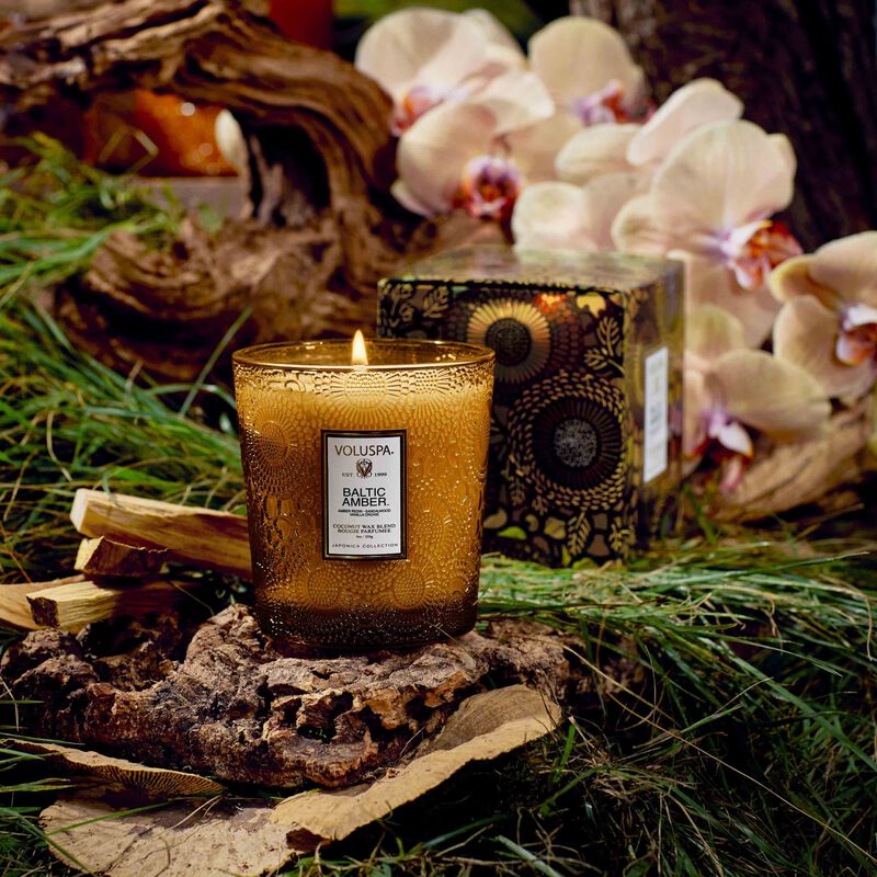 voluspa baltic amber candle