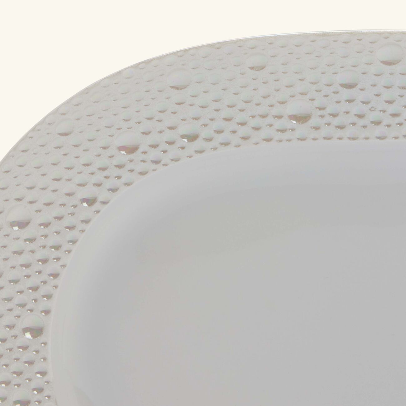 Ecume Serving Platter Oval White 23cm bernardaud ecume serving platter oval white 23cm
