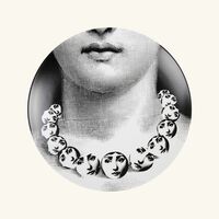 Tema e Variazioni no.107 Wall Plate fornasetti tema e variazioni no 107 wall plate