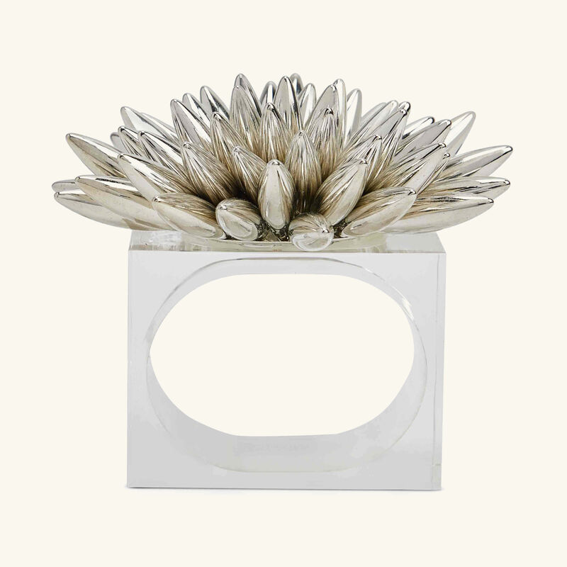 kim seybert stellar napkin ring silver