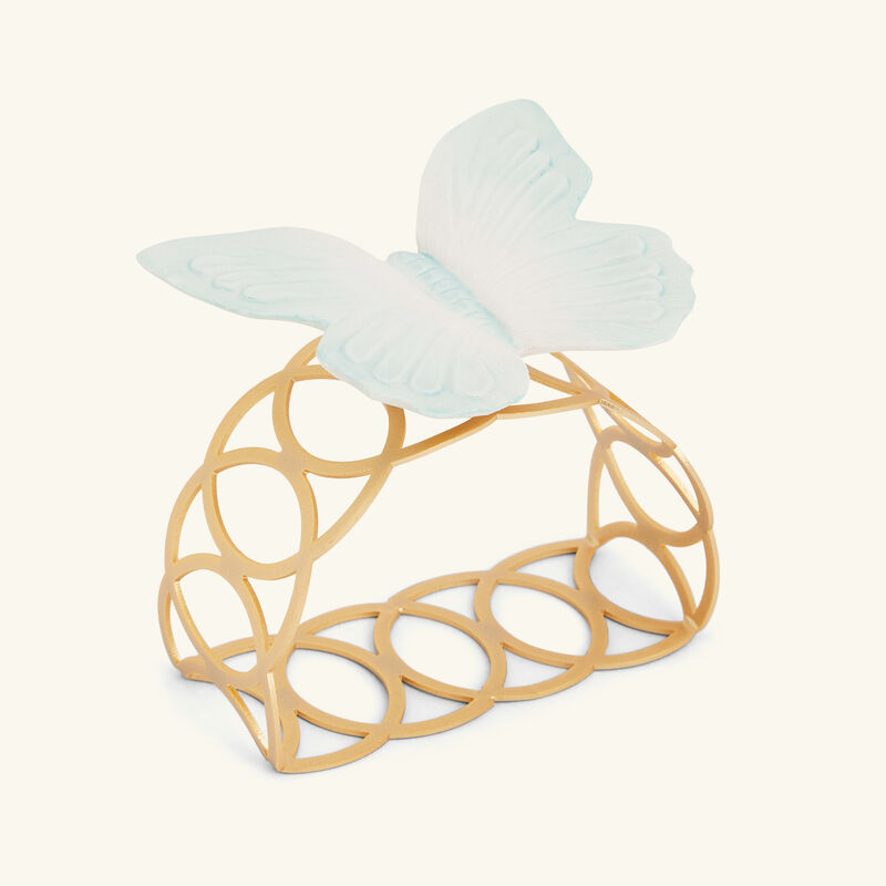 Butterfly Napkin Ring White Set Of 4 villari butterfly napkin ring white set of 4