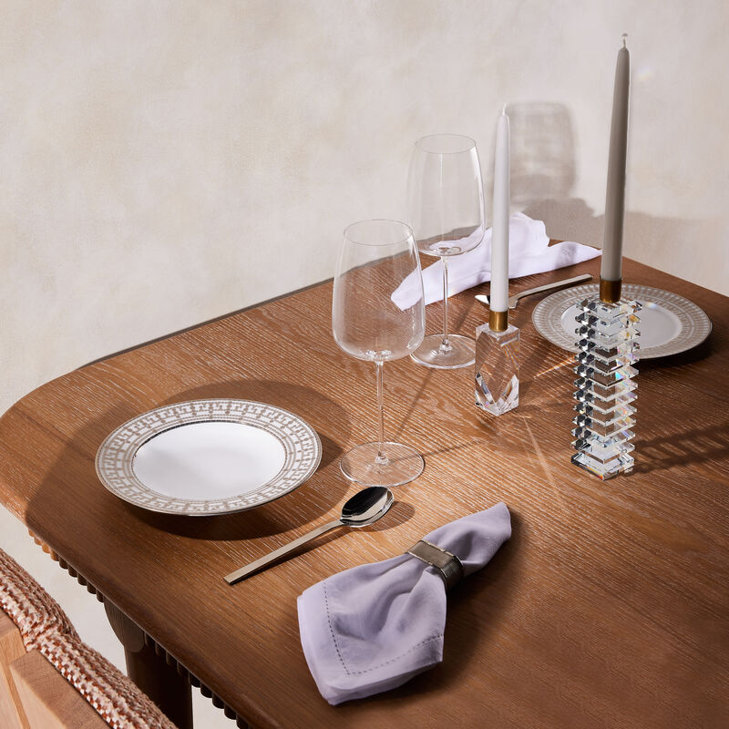 هافيلاند طبق الحساء تيارا باللون الفضي 23 سم