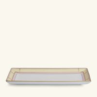 جينوري 1735 طبق ديفا المستطيل للتقديم باللون الأصفر 29 سم