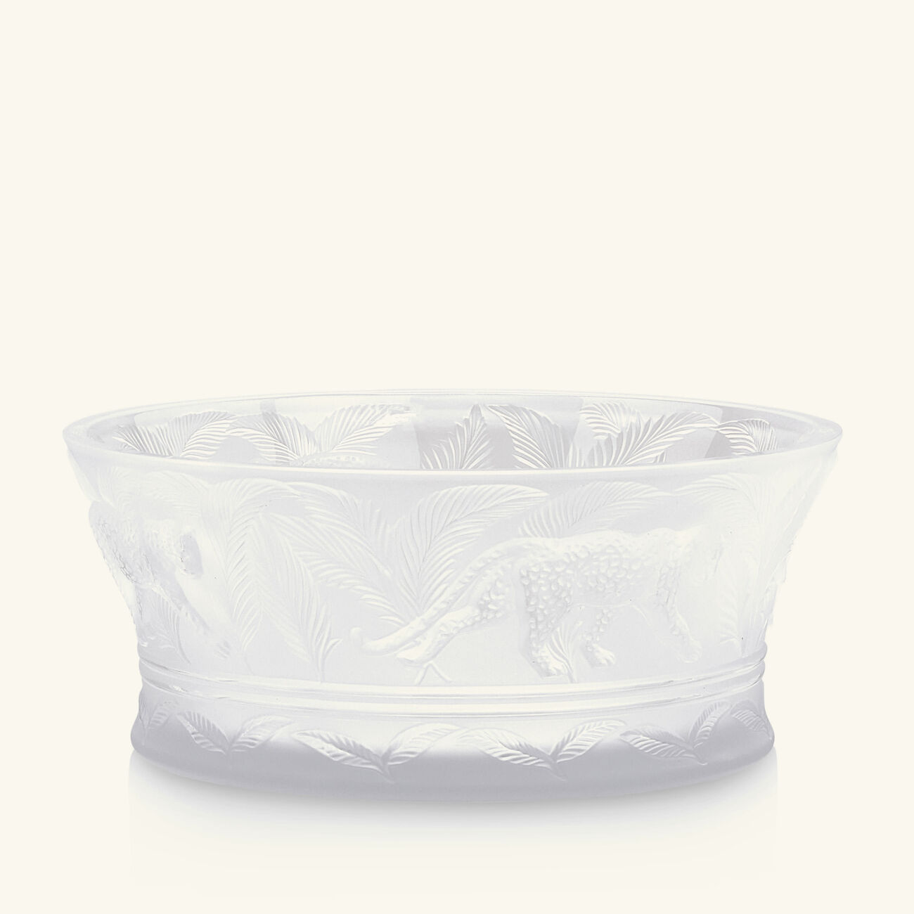 lalique jungle centerpiece clear