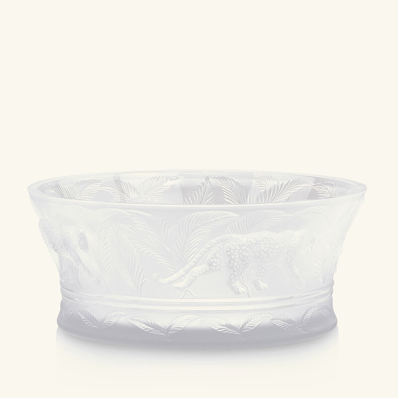 lalique jungle centerpiece clear