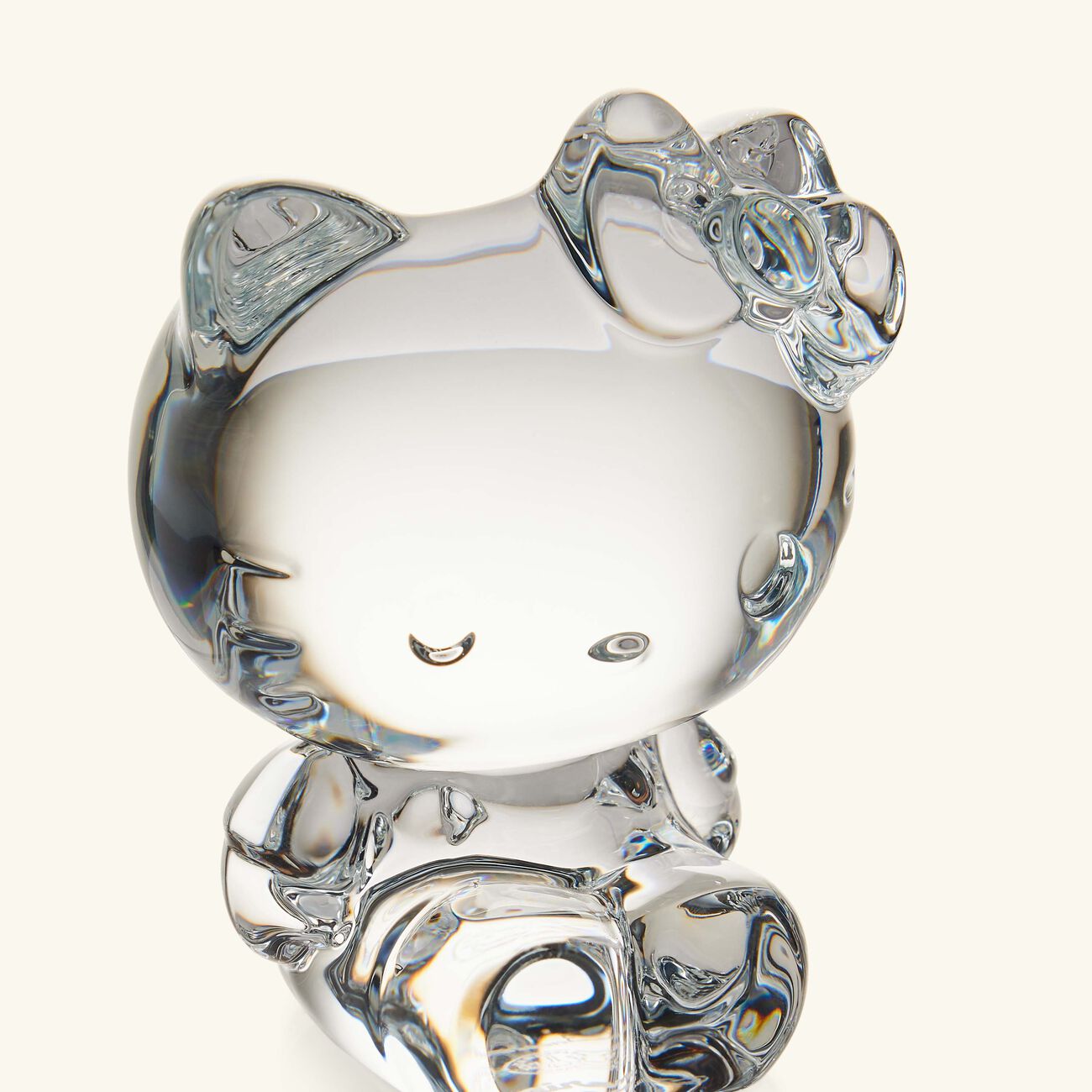 Happiness Paradise Hello Kitty Figurine Clear Small baccarat happiness paradise hello kitty figurine clear small