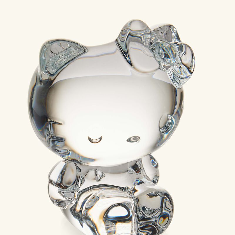 Happiness Paradise Hello Kitty Figurine Clear Small baccarat happiness paradise hello kitty figurine clear small