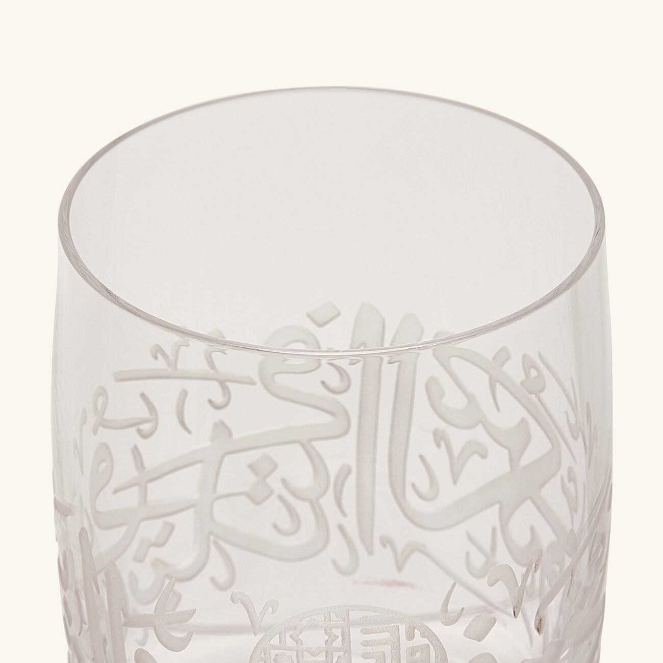 Thuluth Short Tumbler Clear Set of 6 dimlaj thuluth short tumbler clear set of 6
