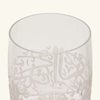 Thuluth Short Tumbler Clear Set of 6 dimlaj thuluth short tumbler clear set of 6