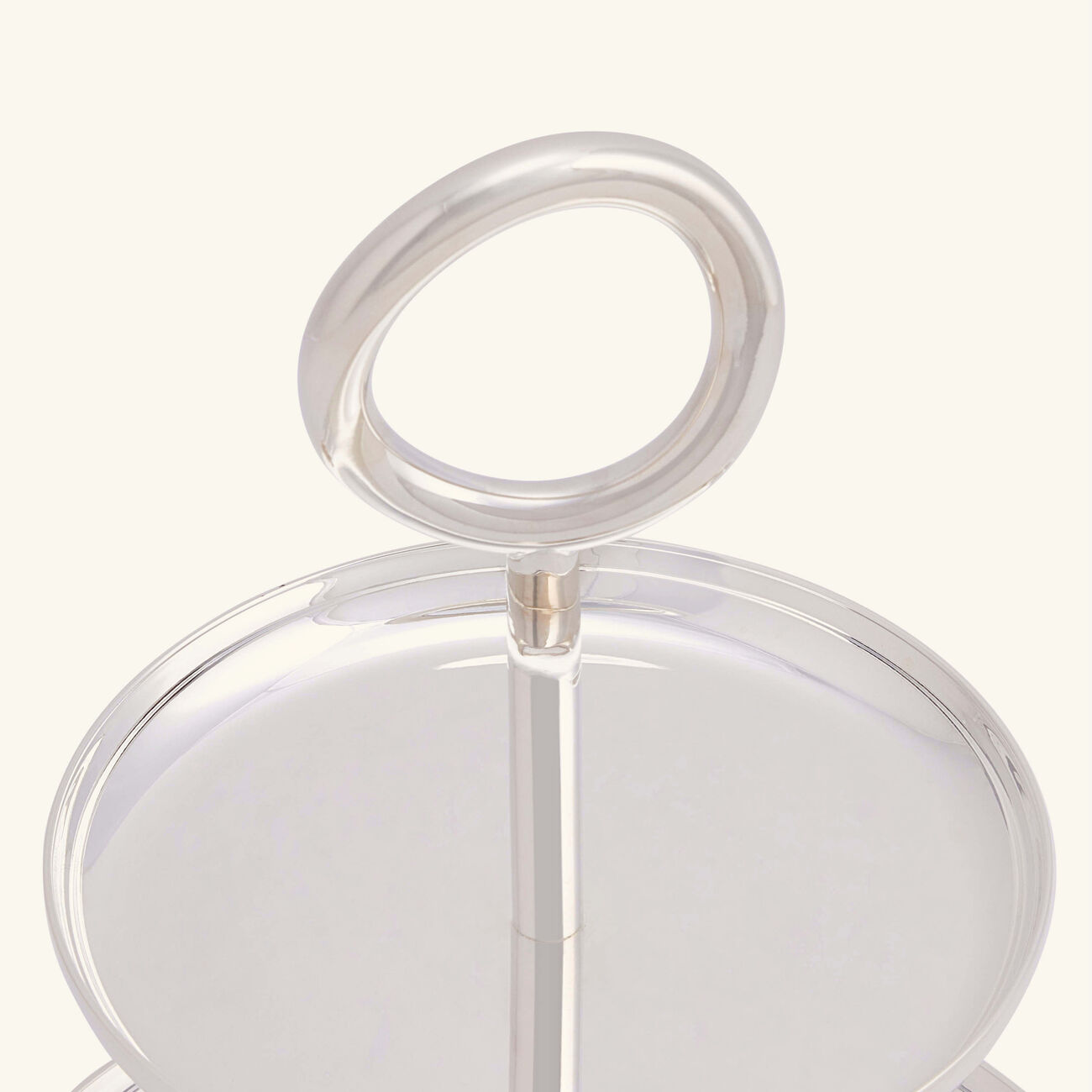 كريستوفل قاعدة الكيك فيرتيجو من طبقتين مطلية بالفضة