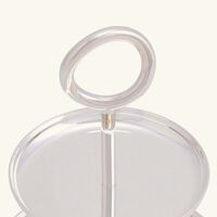 كريستوفل قاعدة الكيك فيرتيجو من طبقتين مطلية بالفضة