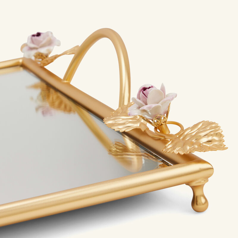 Marie-Antoinette Tray Rectangular Extra Large Gold villari marie antoinette tray rectangular extra large gold
