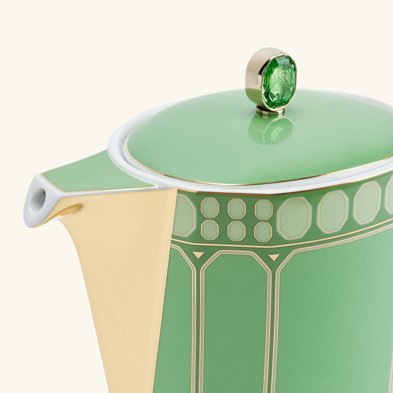 rosenthal signum fern coffee pot green