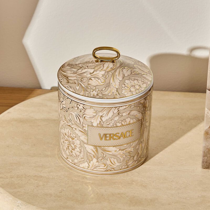 Barocco Storage Box Beige versace barocco storage box beige