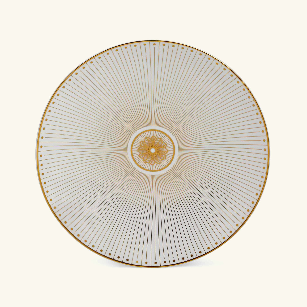 christofle malmaison imp riale salad plate round gold 21cm
