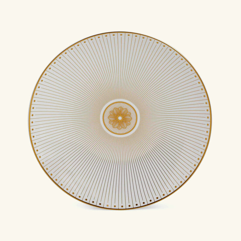 christofle malmaison imp riale salad plate round gold 21cm