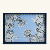 etro bloom tray rectangular blue