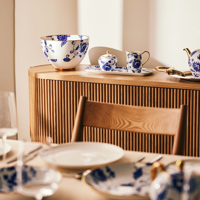 bernardaud prince bleu serving bowl blue 17cm