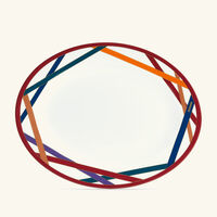 missoni home nastri serving platter oval 36cm