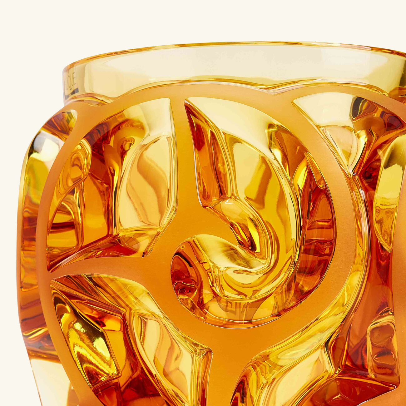 لاليك مزهرية توربيون صغيرة صفراء