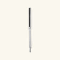 st dupont classique ballpoint pen silver