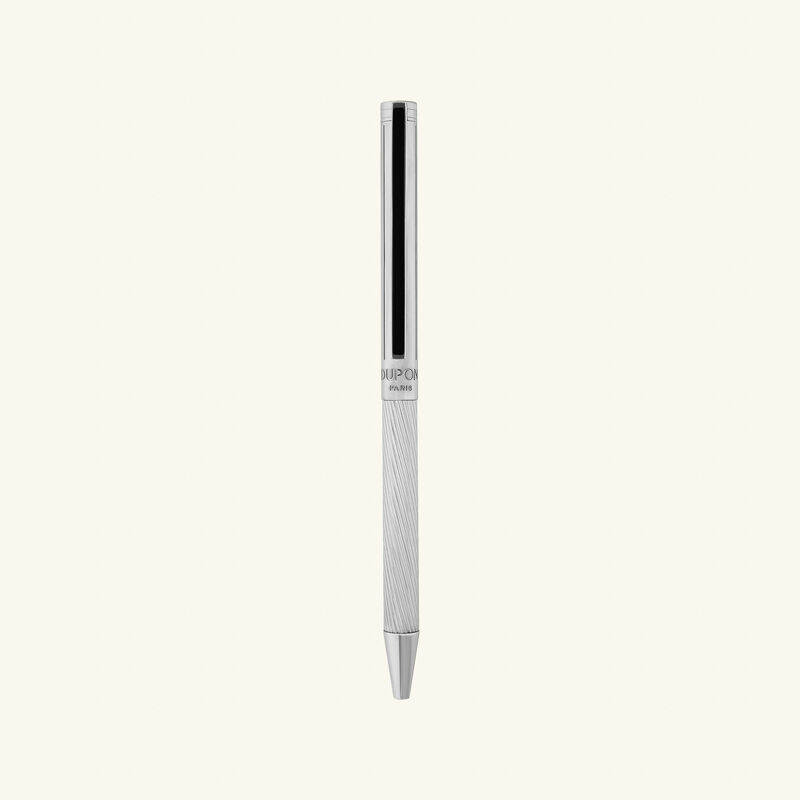 st dupont classique ballpoint pen silver