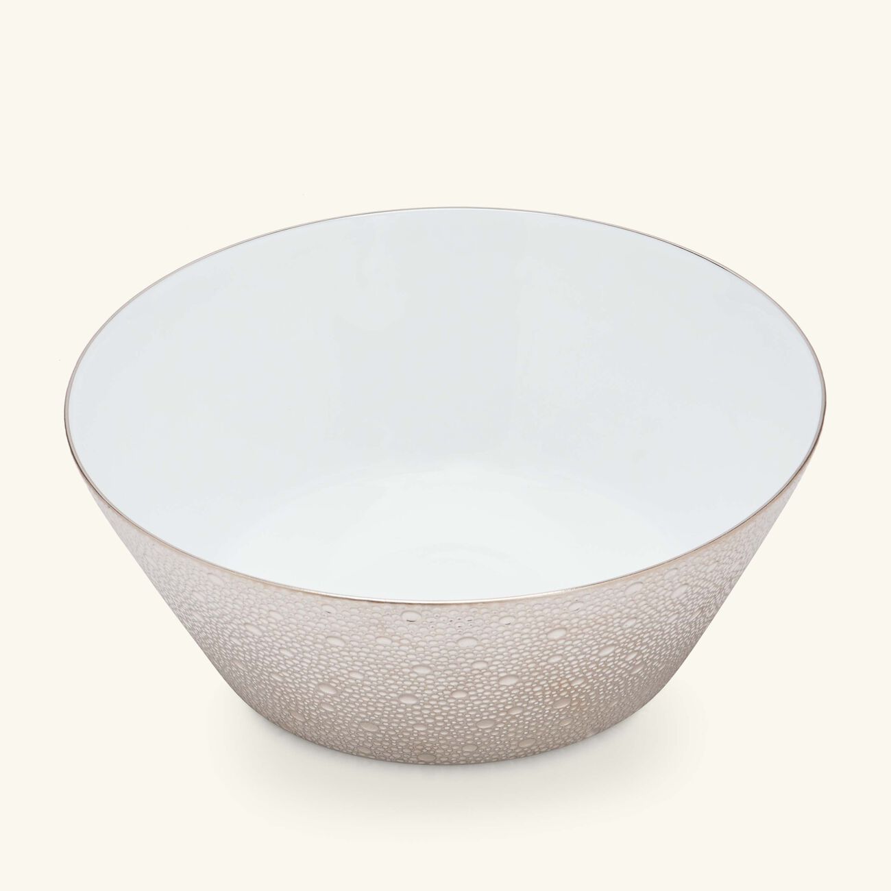 برناردو وعاء السلطة إكيوم باللون الفضي 24 سم