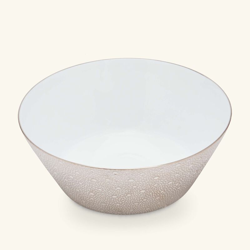 برناردو وعاء السلطة إكيوم باللون الفضي 24 سم