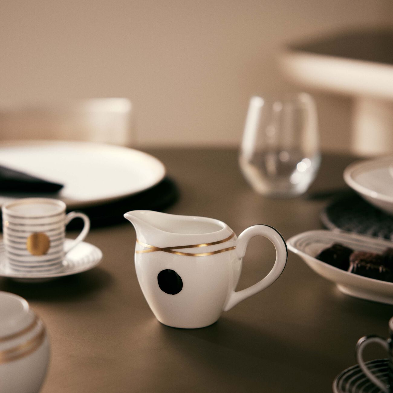 bernardaud aboro milk pitcher white