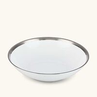 Maille Platine Soup Plate White 19cm bernardaud maille platine soup plate white 19cm