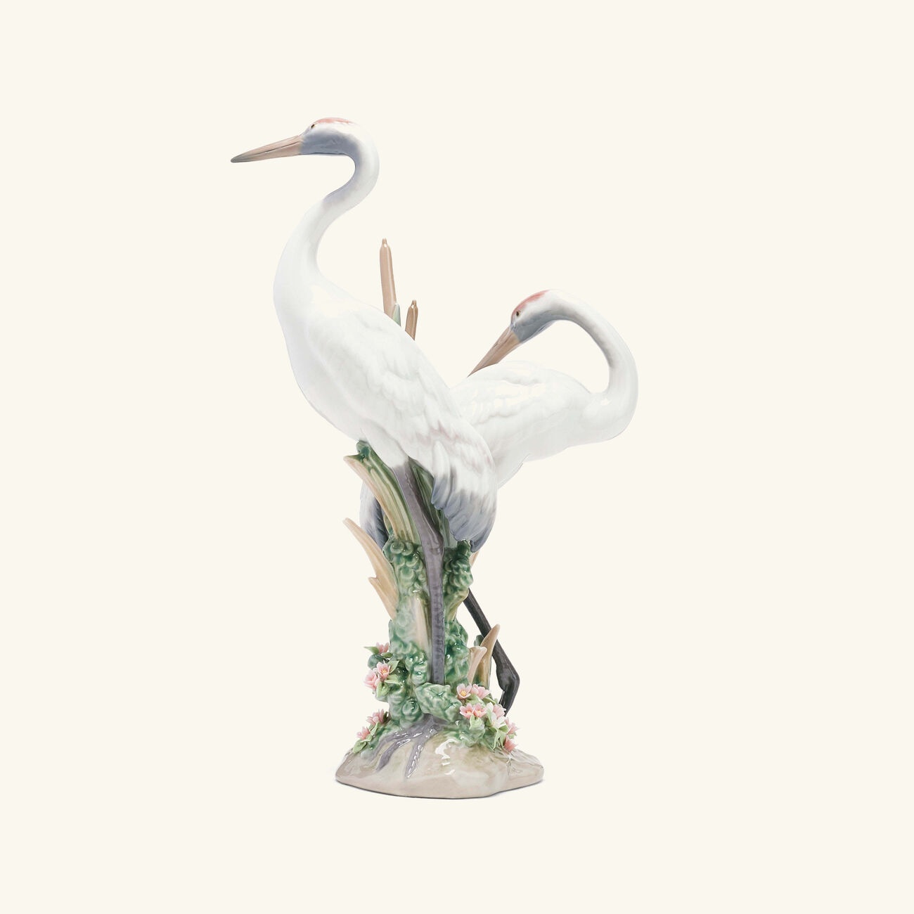 Courting Cranes Sculpture Medium White lladro courting cranes sculpture medium white