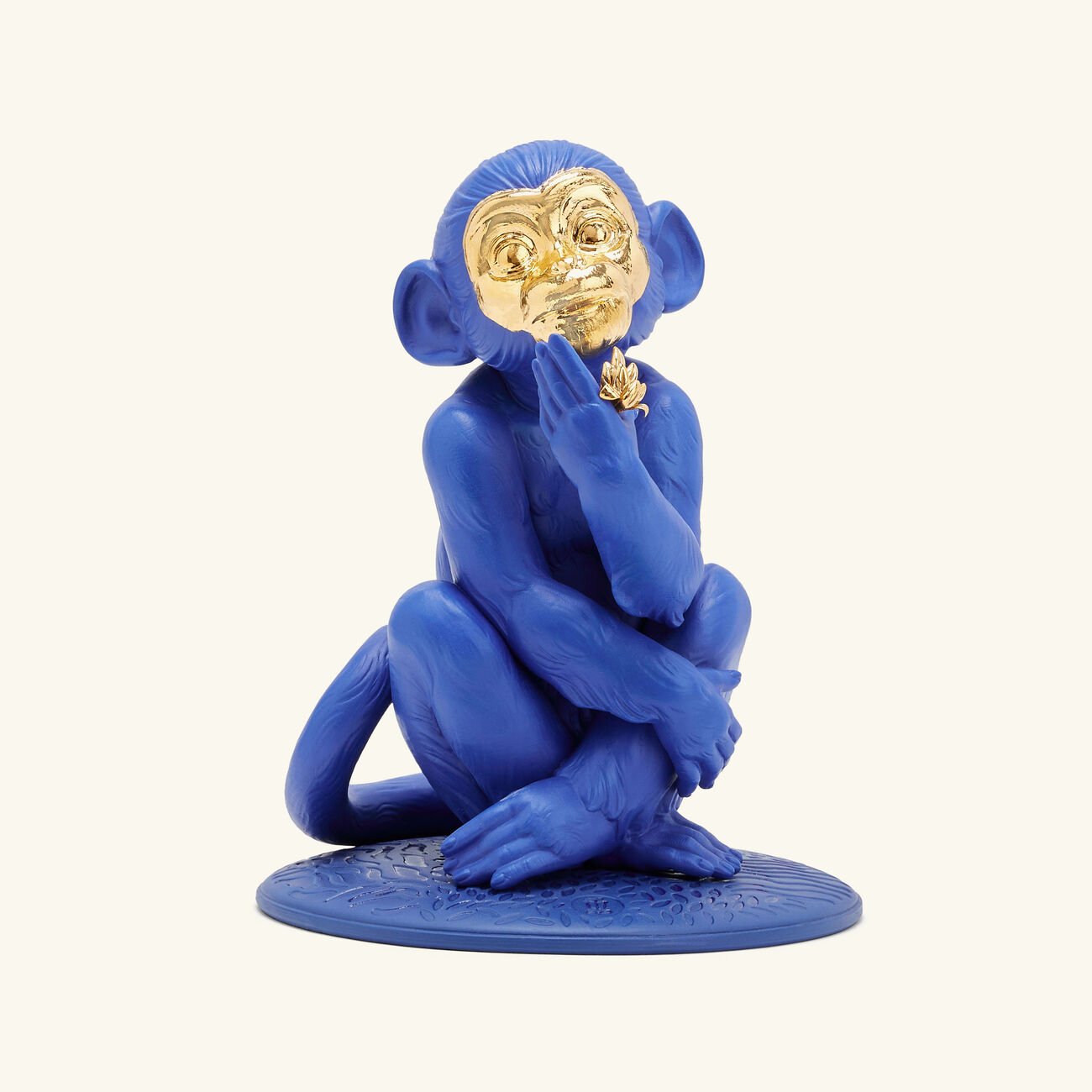 Little Monkey Sculpture Small Blue lladro little monkey sculpture small blue